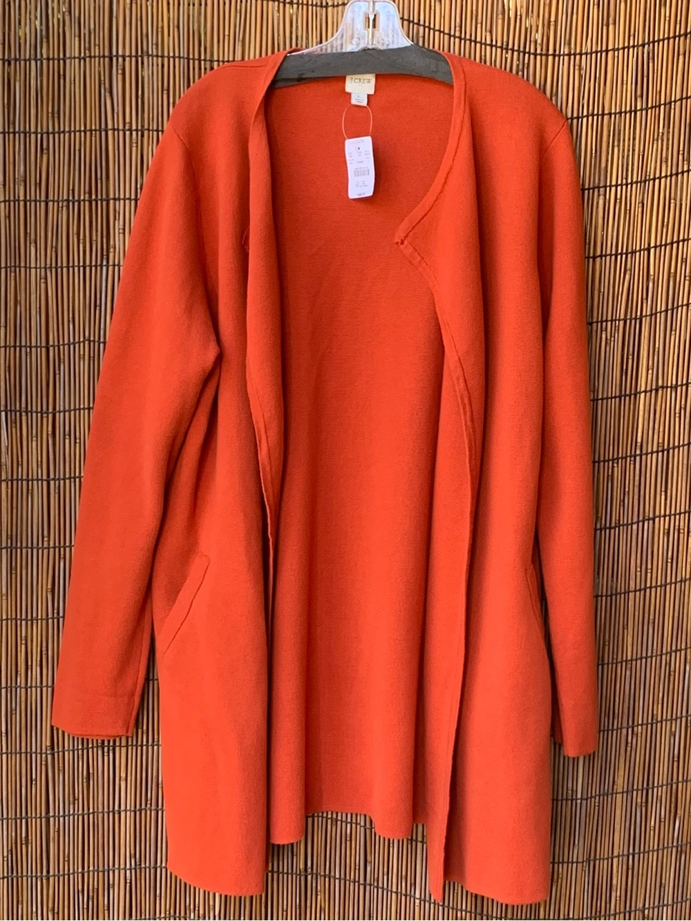 J Crew 100% Cotton Open-Front Women’s Sweater Cardigan